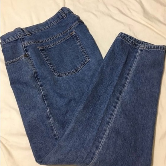 Eddie‎ Bauer high rise straight legs women’s jeans/18 petite - Picture 3 of 10
